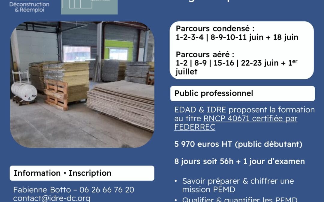 Formation au Titre Diagnostiqueur PEMD RNCP 40671