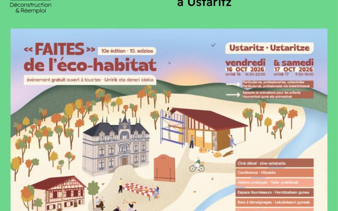 Evénement : « Faîtes de l’éco-habitat » 10ème édition